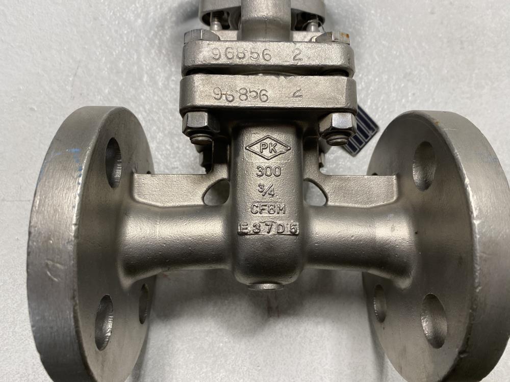 PK Valve 3/4" 300# RF CF8M Gate Valve 300RF10SL-GRF