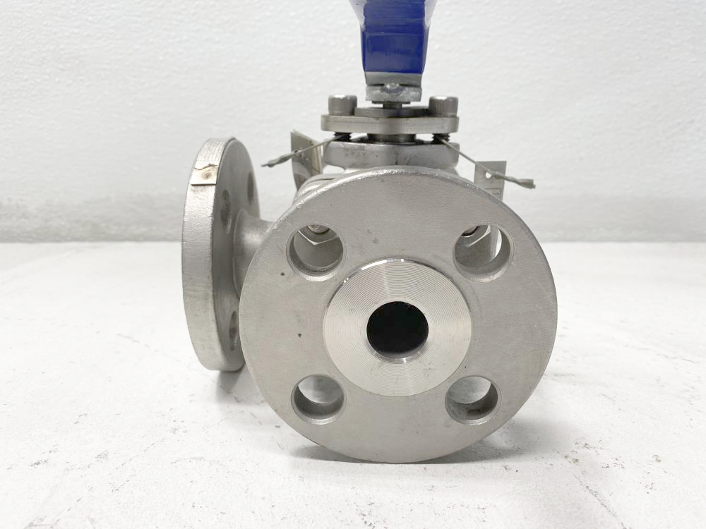 TY 3/4" 150# CF8M 3-Way Ball Valve 109LRF0910