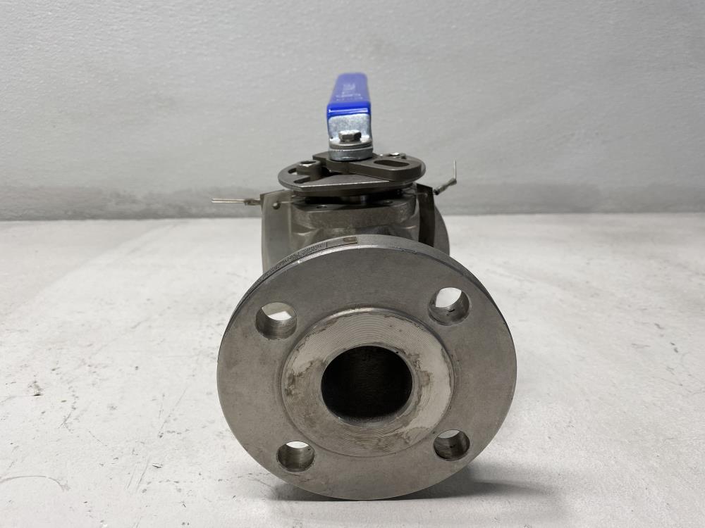 TY 1-1/2" 150# CF8M 1-Piece Ball Valve U106RF0910