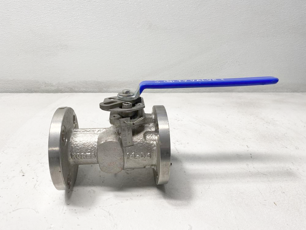 TY 1-1/2" 150# CF8M 1-Piece Ball Valve U106RF0910