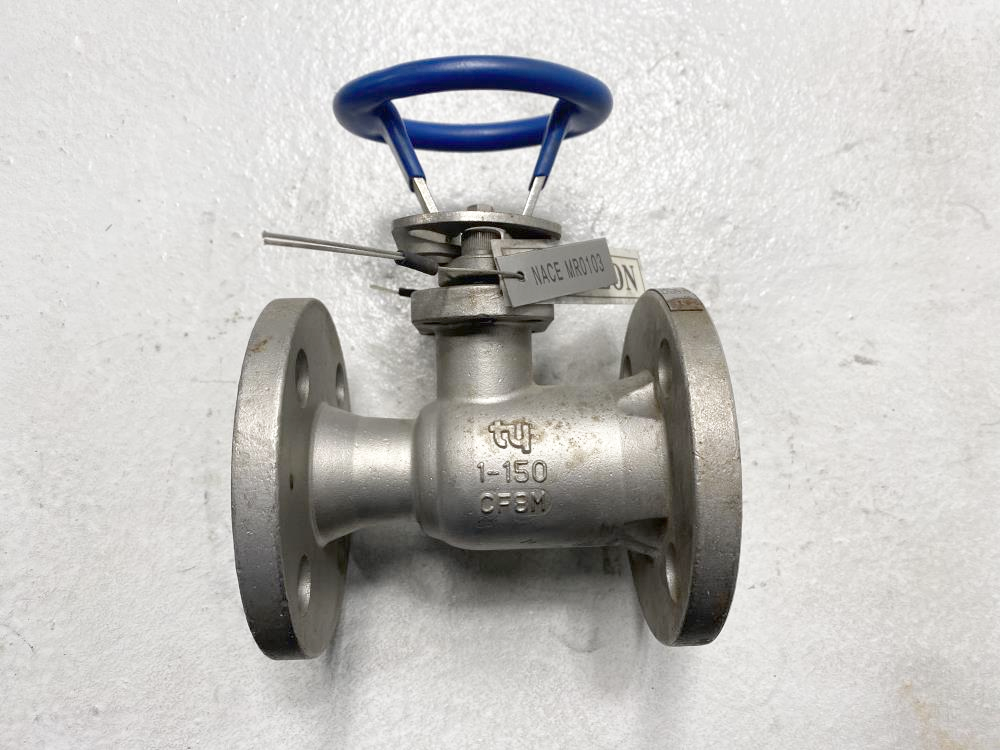 TY 1" 150# CF8M 1-Piece Ball Valve U106RF0910