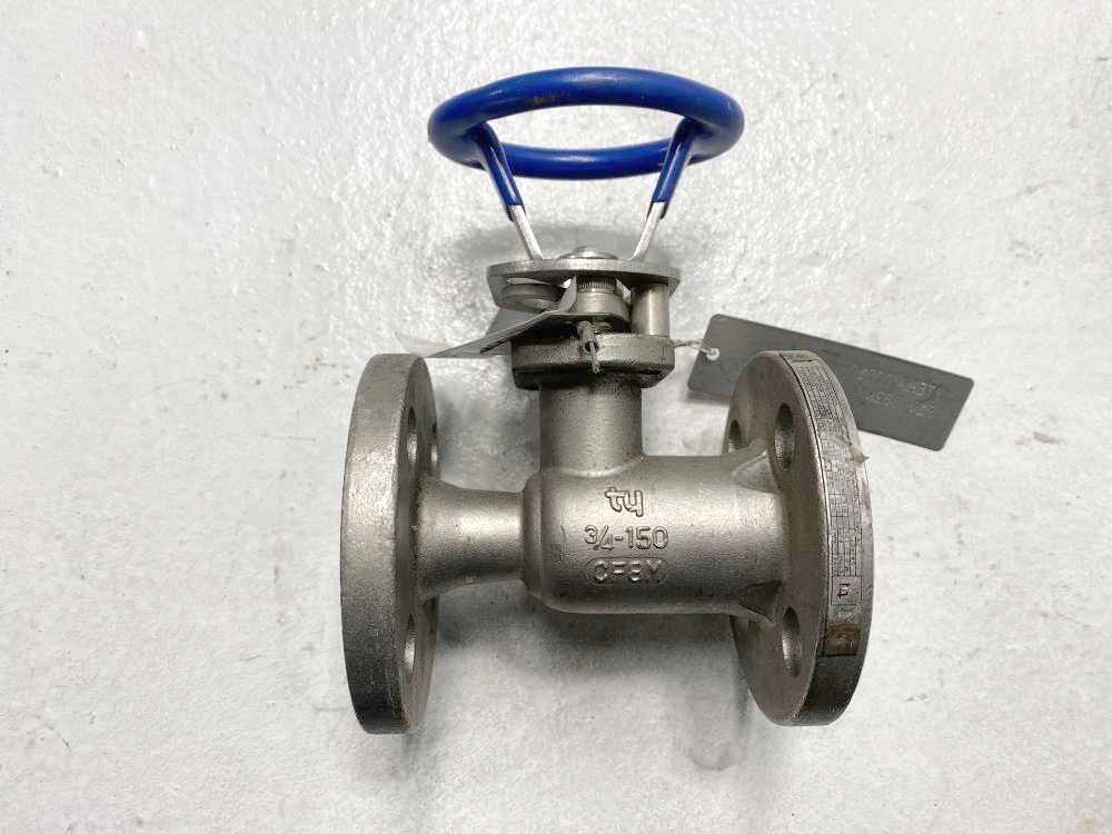 TY 3/4" 150# CF8M 1-Piece Ball Valve U106RF0910