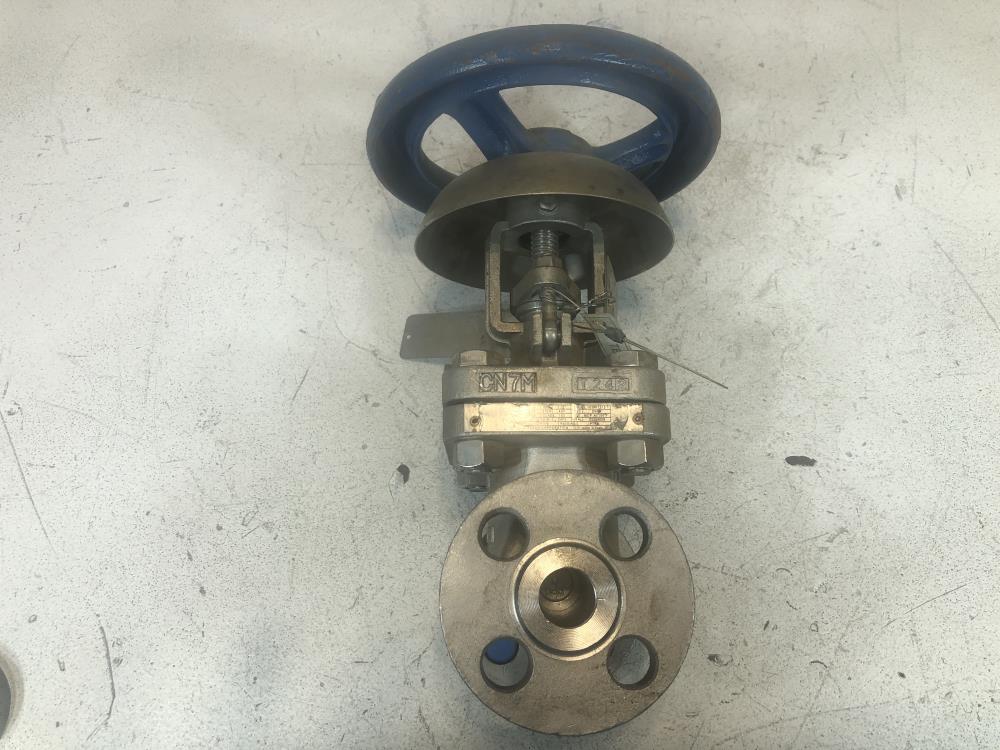 TY 1/2" 150# CN7M Gate Valve w/ Acid Shield 101RF1313