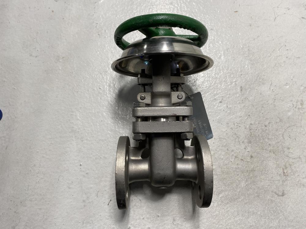 PK 1/2" 150# CN7M Gate Valve w/ Acid Shield