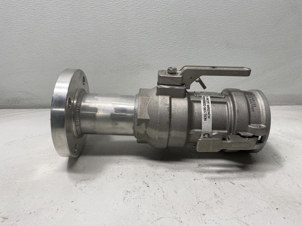 OPW Kamvalok 3" Aluminum Dry Disconnect Coupler 1711DL-AL30 w/ Flange