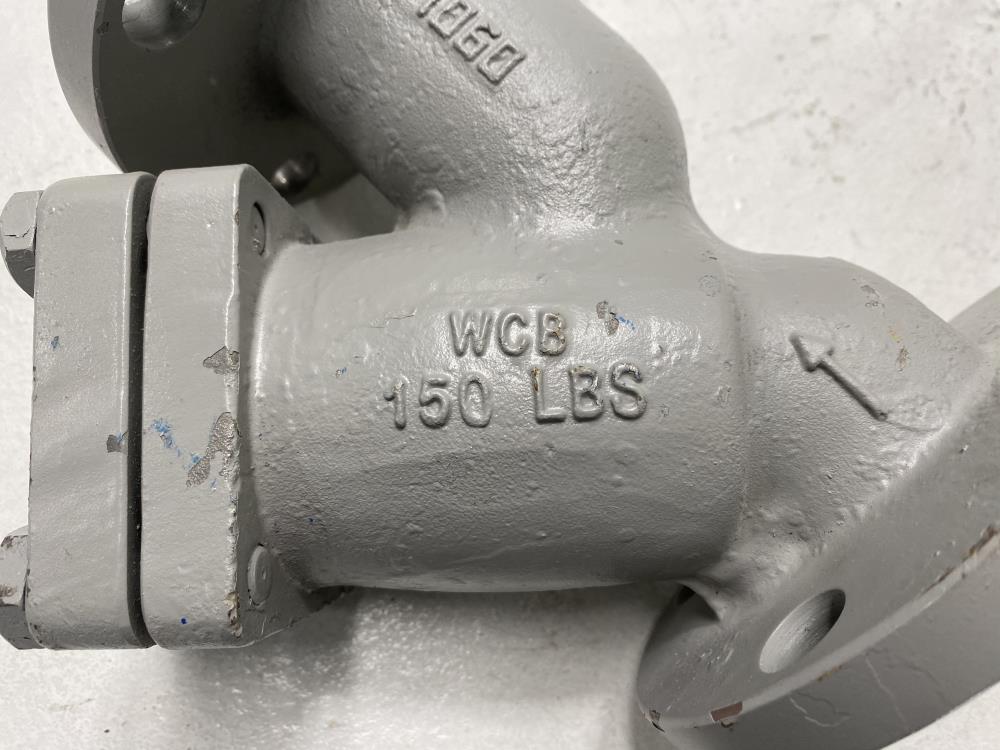 Keckley 2" 150# WCB Flanged Wye Y Strainer Valve SA-7