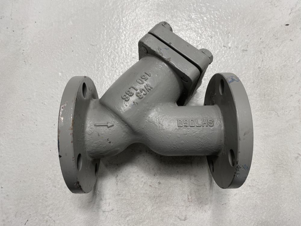 Keckley 2" 150# WCB Flanged Wye Y Strainer Valve SA-7