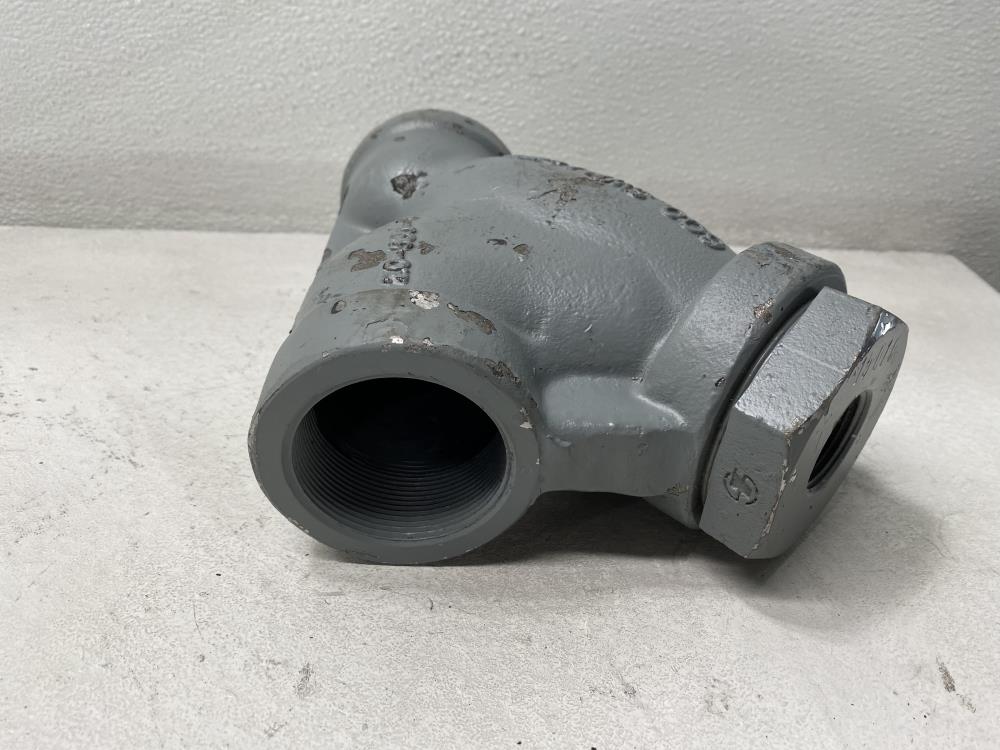 Mueller 2" NPT WCB Wye Y Strainer Valve FH