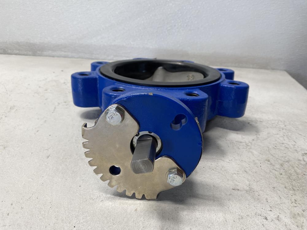 ABZ 6" 250# Ductile Iron Butterfly Valve, 316SS Disc, EPDM Seat