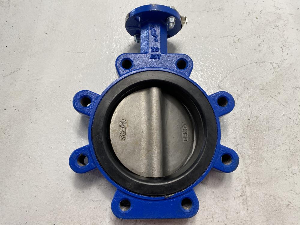 ABZ 6" 250# Ductile Iron Butterfly Valve, 316SS Disc, EPDM Seat