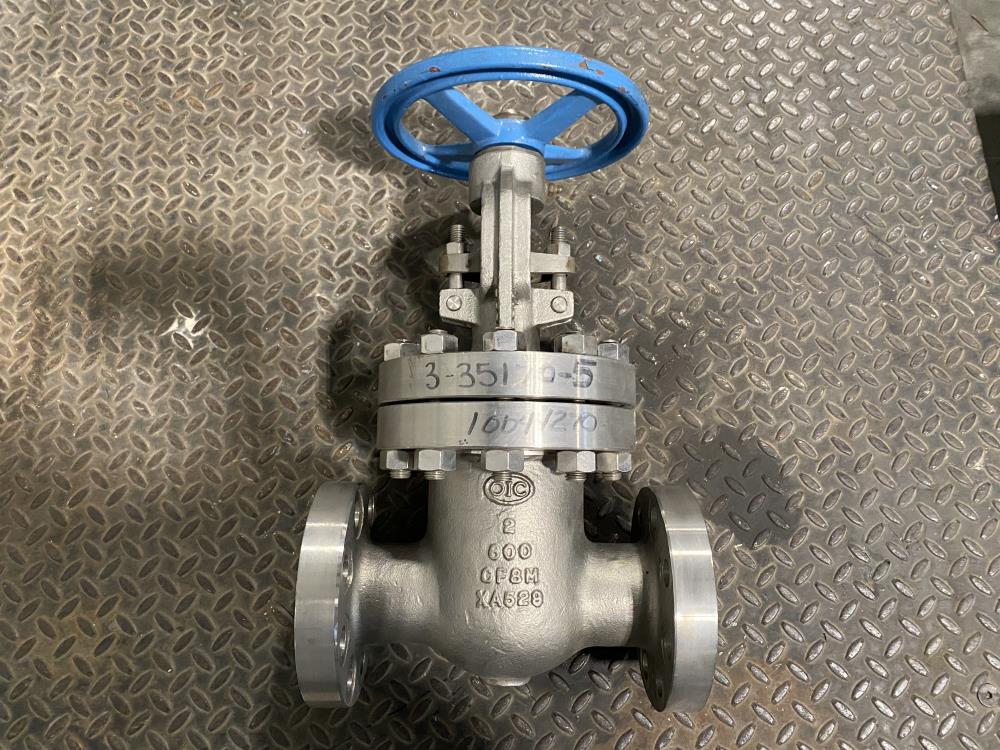 OIC 2" 600# RF CF8M Gate Valve, Fig S601