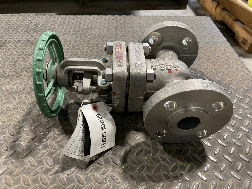 Kitz 1-1/2" 600# RF CF8M Gate Valve, Fig 600UMAM-GRF