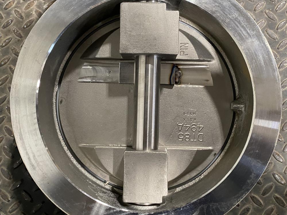 Flowserve Durco 10" 150# WCB Monel Wafer Butterfly Valve BX2 w/ Gear Operator