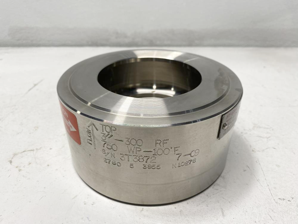 Hy-Grade 3" 300# RF CW12MW Wafer Check Valve T03-03G-10HHH