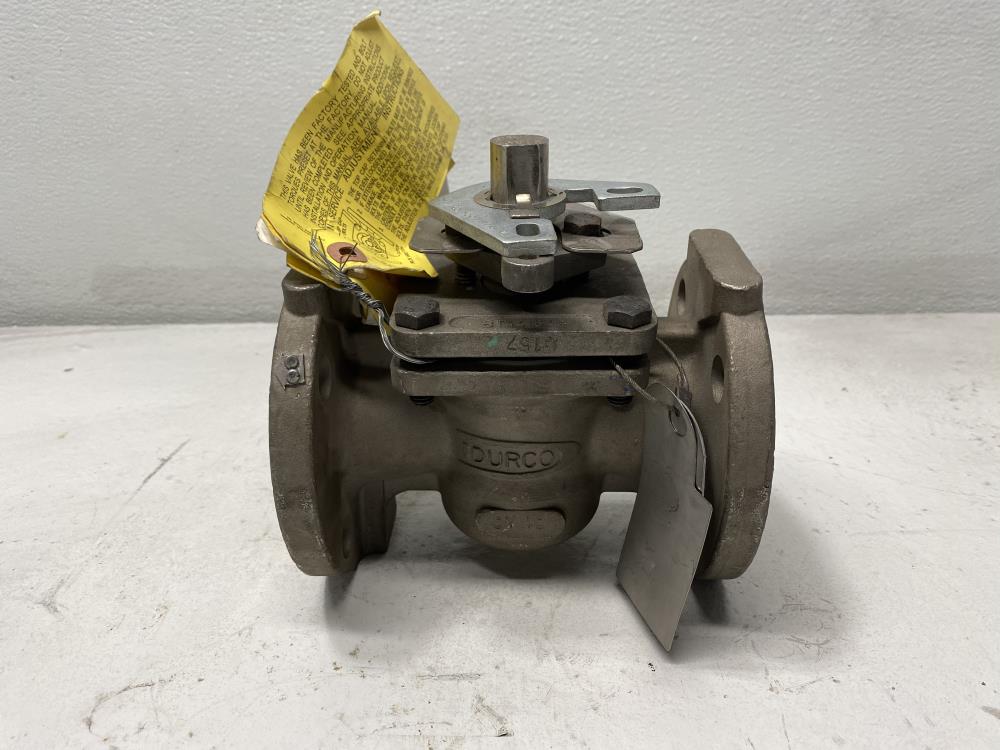 Durco 1-1/2" 150# CY40 Plug Valve G411, Chlorine Prep, Fireseal