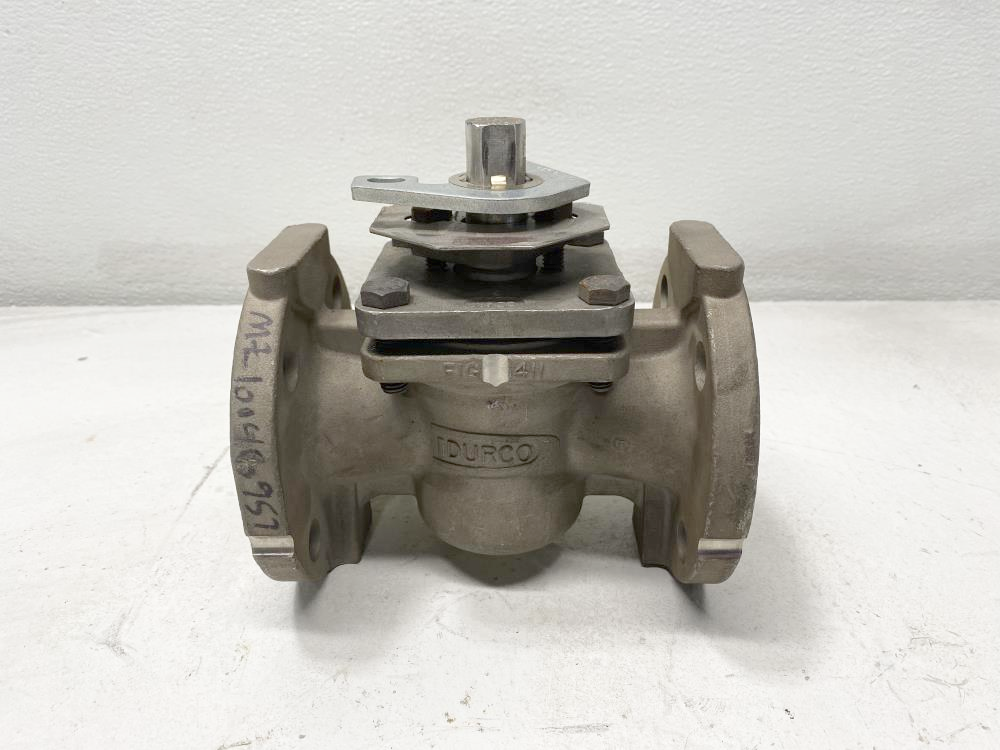 Durco 1-1/2" 150# CY40 Plug Valve G411, Chlorine Prep, Fireseal