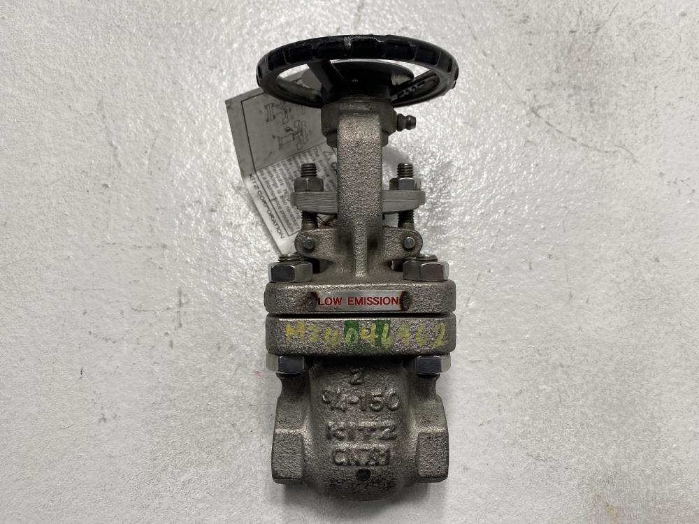 Kitz 3/4" NPT 150# CN7M Gate Valve AK150UMCN