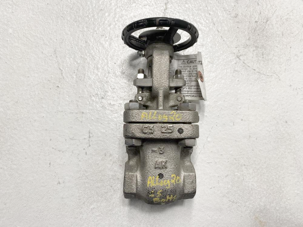 Kitz 3/4" NPT 150# CN7M Gate Valve AK150UMCN