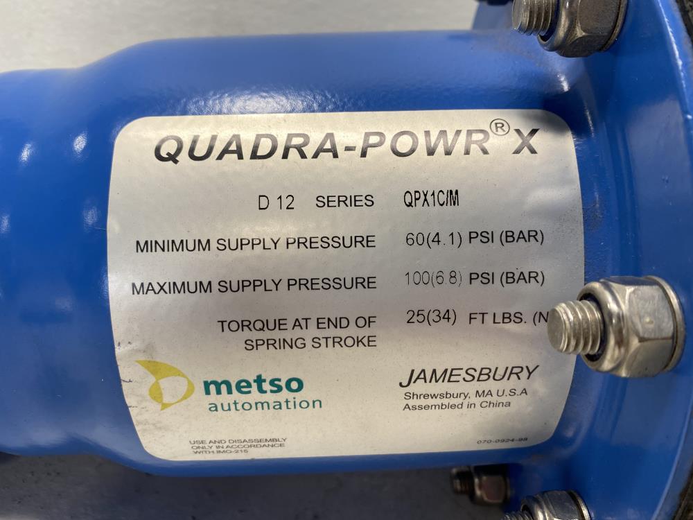 Jamesbury Metso Quadra-Powr X Diaphragm Actuator QPX1C/M