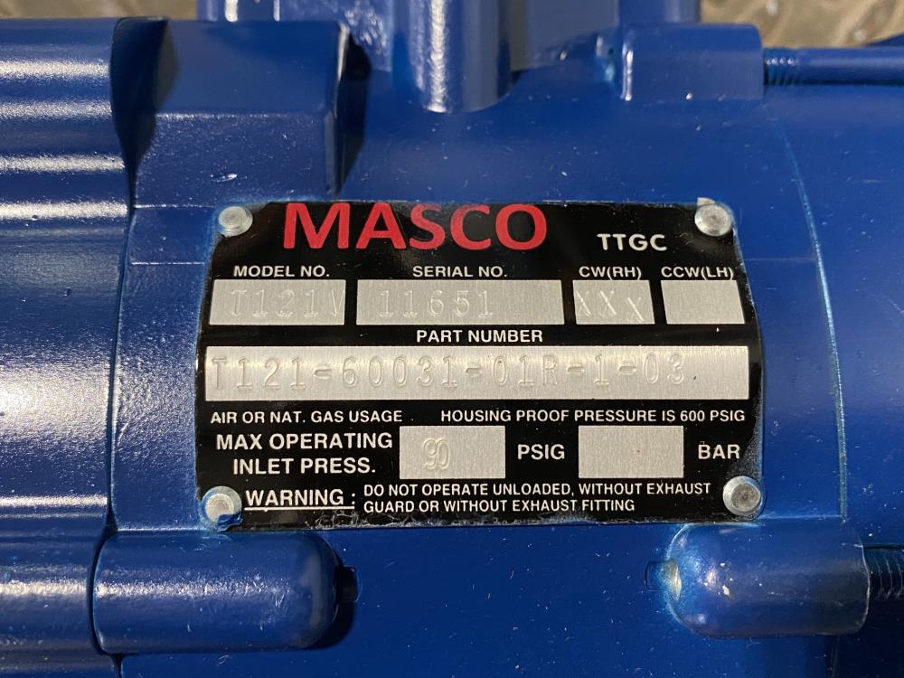 MASCO Engine Air Starter T121-60031-01R-1-03	