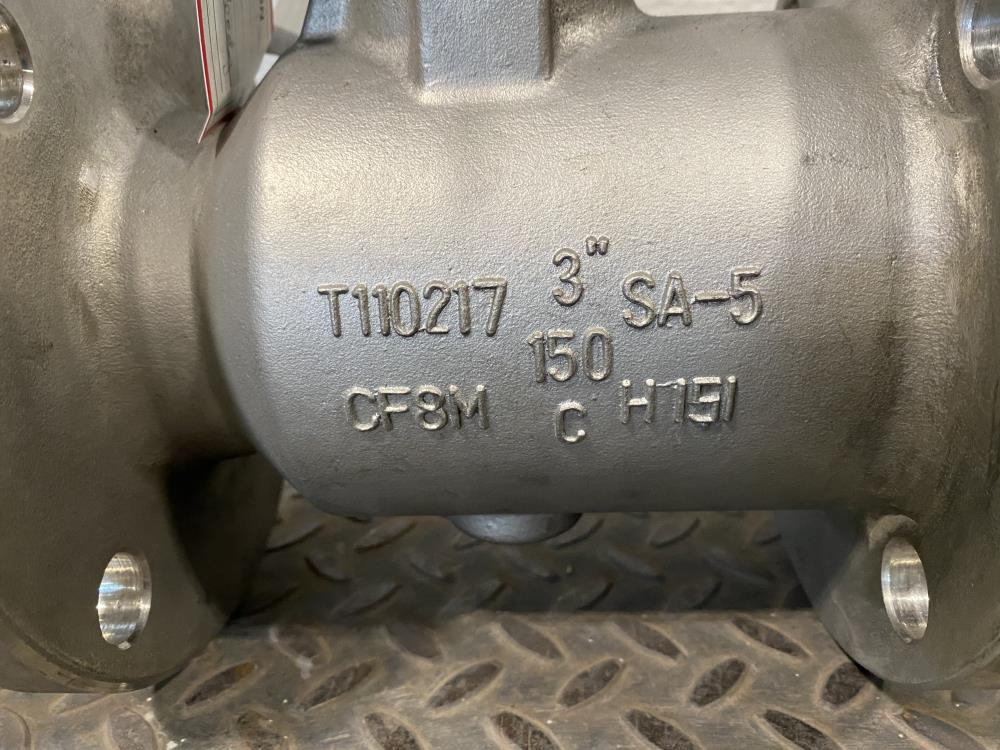 Nibco 3" 150# RF CF8M 1-Piece Ball Valve F150-S6-R-66-FS