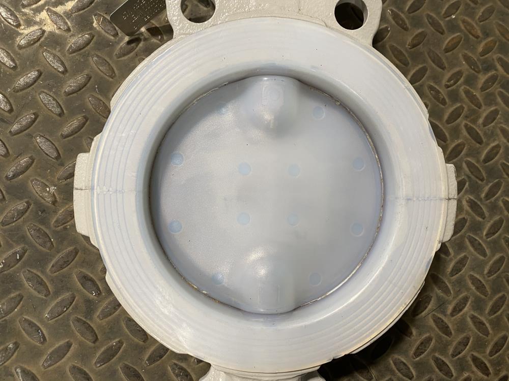 Tomoe 6" 150# Wafer DI PFA Lined Butterfly Valve 847T-1T-150A