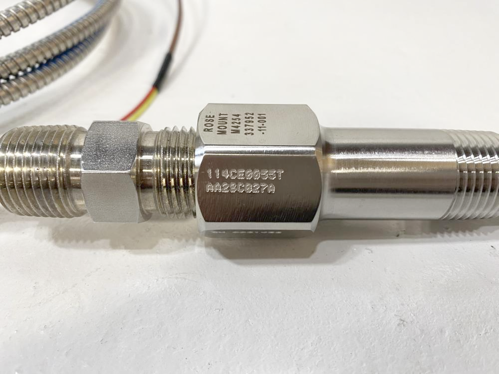 Rosemount Thermowell Sensor, Stainless Steel 114CE0055TAA2SC027A