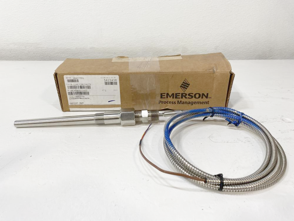 Rosemount Thermowell Sensor, Stainless Steel 114CE0055TAA2SC027A