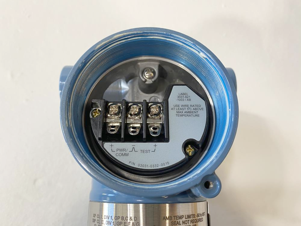 Rosemount 3051 Pressure Transmitter 0-150 PSI w/ Manifold 3051TG2A2B21AS5B4E5M5