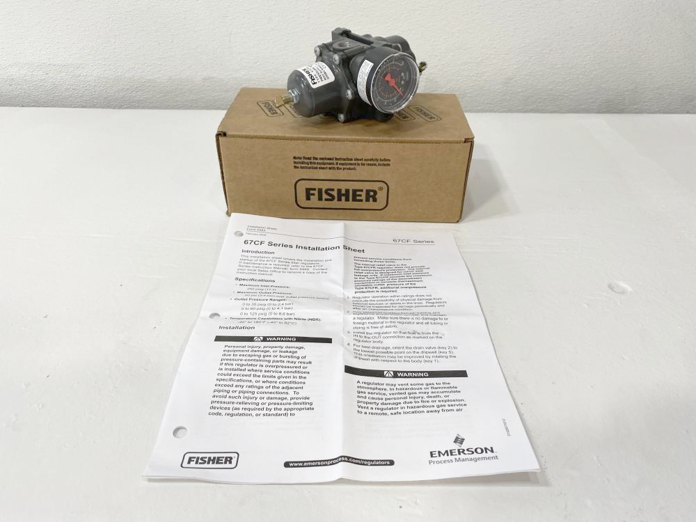 Fisher 250 PSI Pressure Regulator FS-67CFR-239