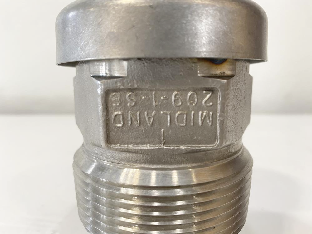 Midland 2-1/2" NPT Stainless Steel Vacuum Relief Valve A-209-W-VA