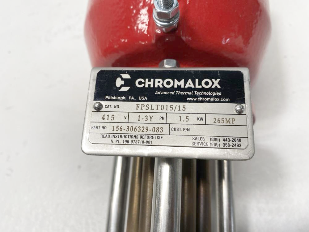 Chromalox 2" Screw Plug Haz Loc Immersion Heater FPSLT015/15, 156-306329-083