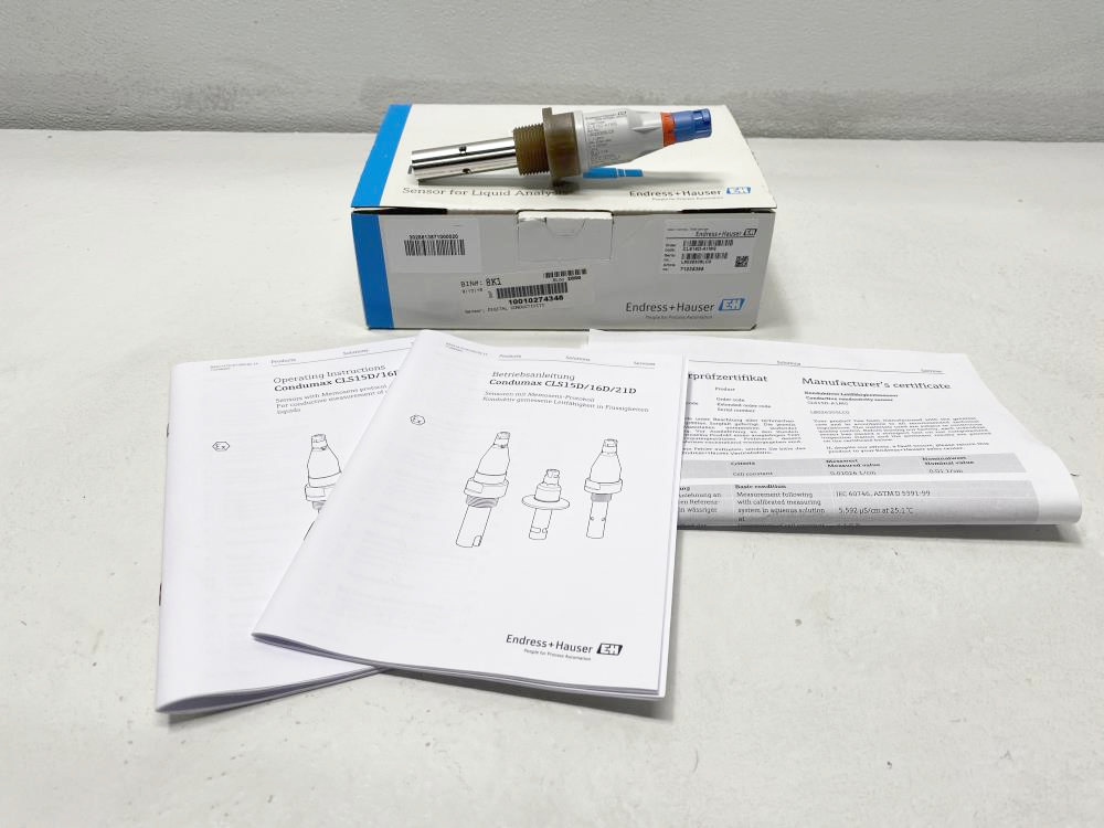 Endress Hauser Condumax CLS15D Conductivity Sensor CLS15D-A1MG