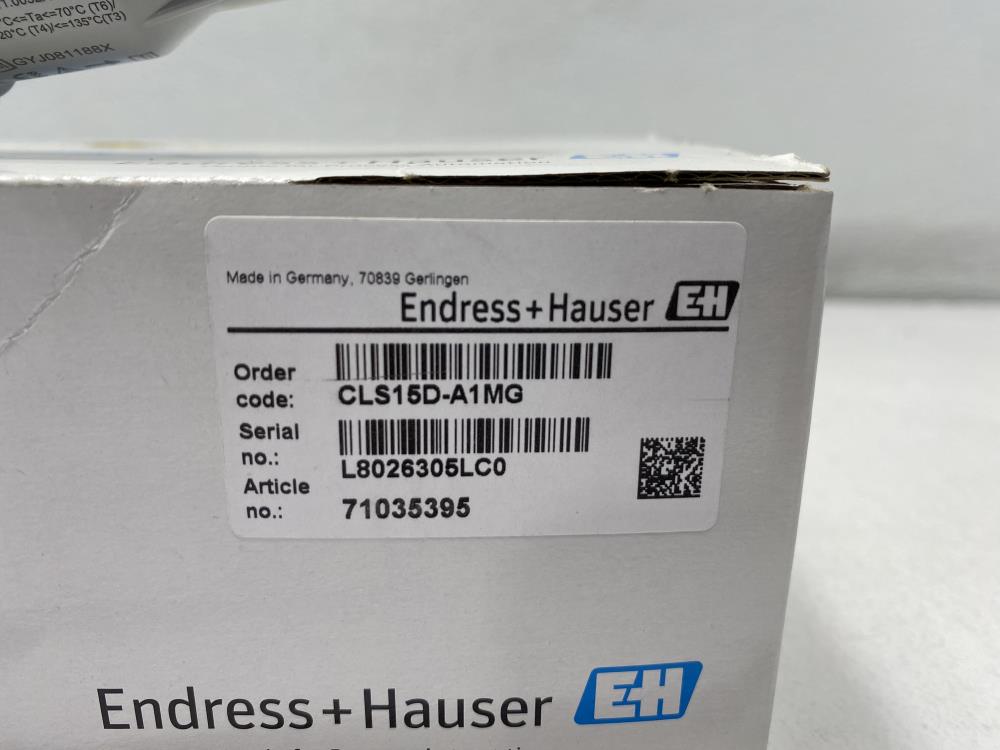 Endress Hauser Condumax CLS15D Conductivity Sensor CLS15D-A1MG