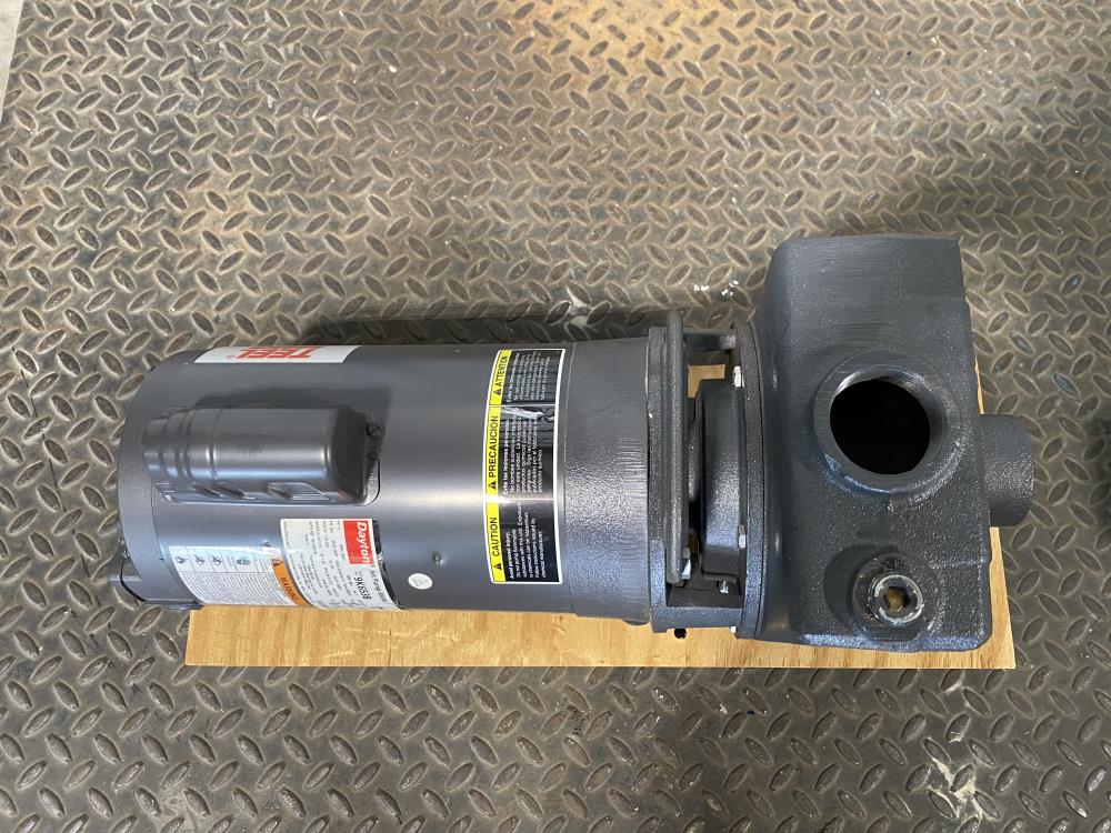 Teel 1-1/2" NPT Cast Iron Self-Priming Centrifugal Pump 1P851 w/ 2HP Motor