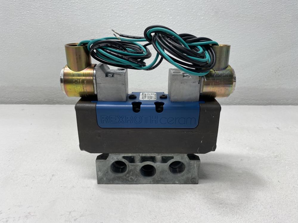 Rexroth Ceram 1/2" NPT 120V Aluminum Solenoid Valve P-026531-00002