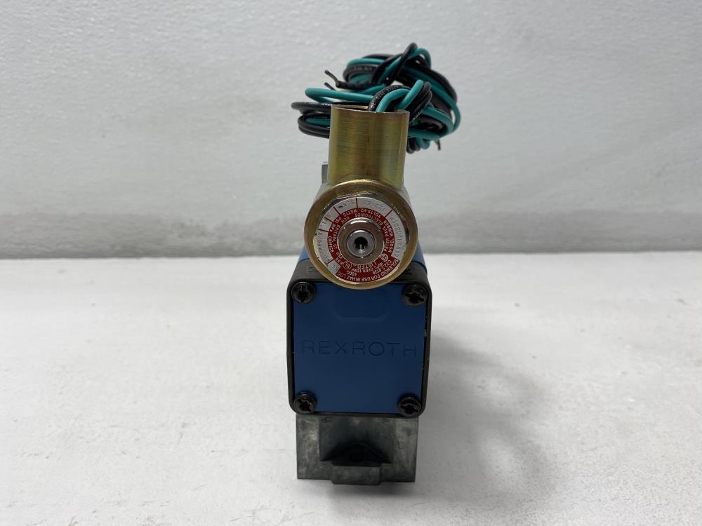 Rexroth Ceram 1/2" NPT 120V Aluminum Solenoid Valve P-026531-00002