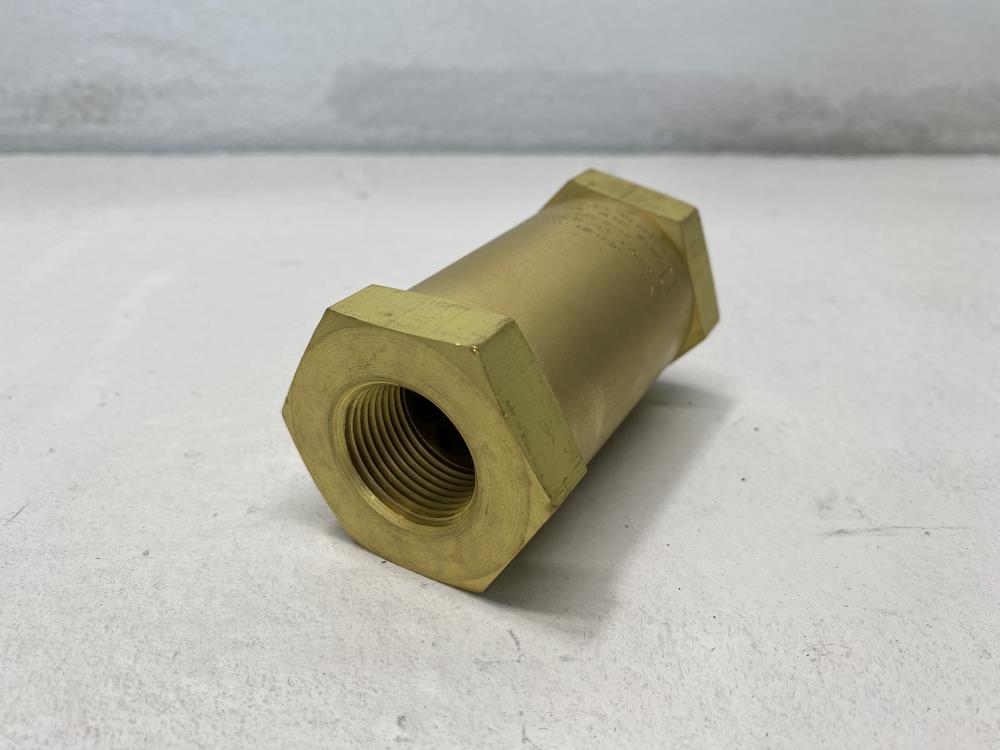 Circle Seal 3/4" NPT 3000 PSI Brass Check Valve 249B-6PP