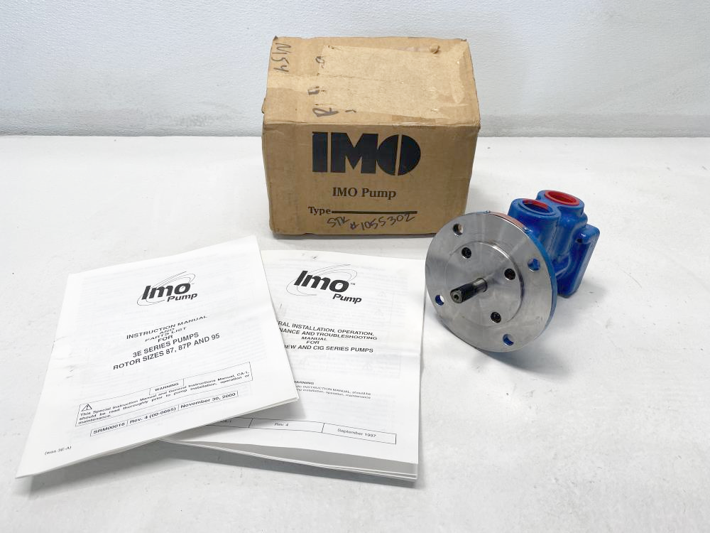 IMO 1" NPT Screw Pump 3240/243, D3EIC/87PD