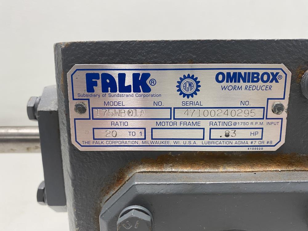 Falk 20:1 Omnibox Worm Reducer 175WBQ1A