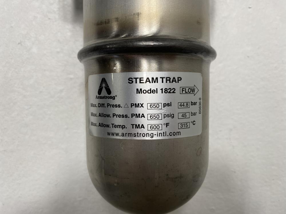 Armstrong 1822 Steam Trap, 1/2" NPT, 650 PSI, D3204