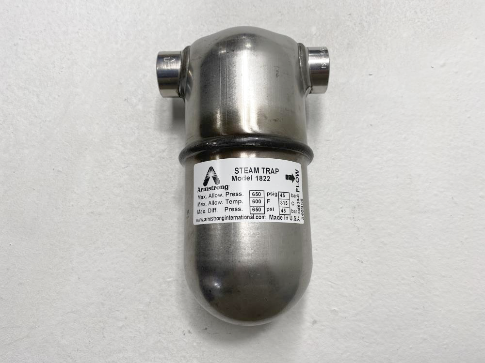 Armstrong 1822 Steam Trap, 1/2" NPT, 650 PSI, #38, D503334