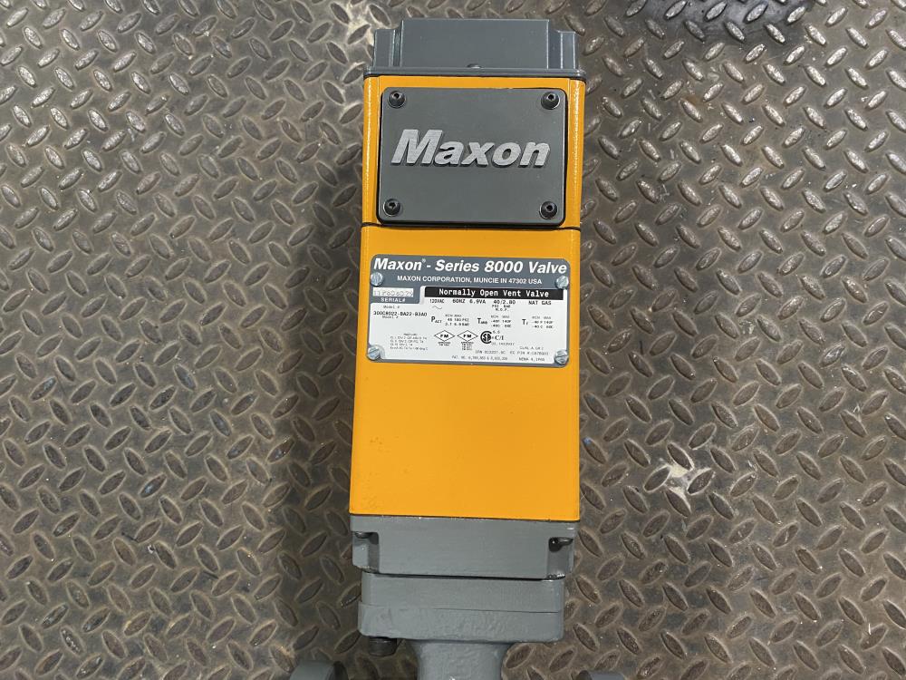 Maxon 8000 Series 3" Air Actuated Valve 300C8022-BA22-B3A0