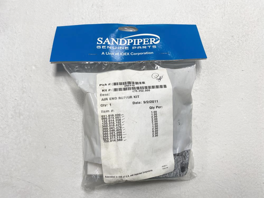 Sandpiper Air End Repair Kit 476.252.000