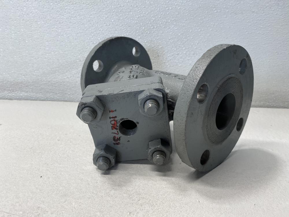 Mueller 1-1/2" 150# WCB Flanged Wye Y-Strainer Valve 1200 S