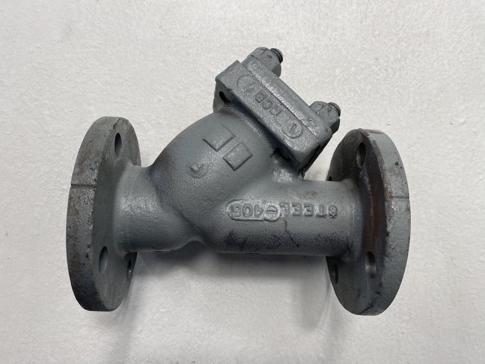 Mueller 1-1/2" 150# WCB Flanged Wye Y-Strainer Valve 1200 S