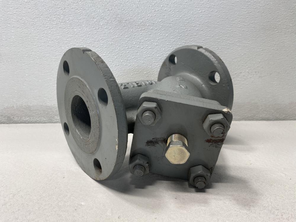 Mueller 2" 150# WCB Flanged Wye Y-Strainer Valve