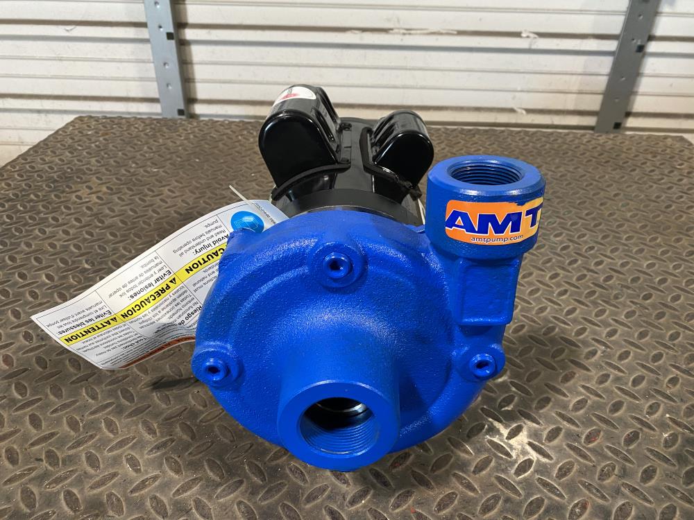 AMT 1-1/2" x 1-1/4" Cast Iron High Head Centrifugal Pump 4904-95 w/ 2 HP Motor