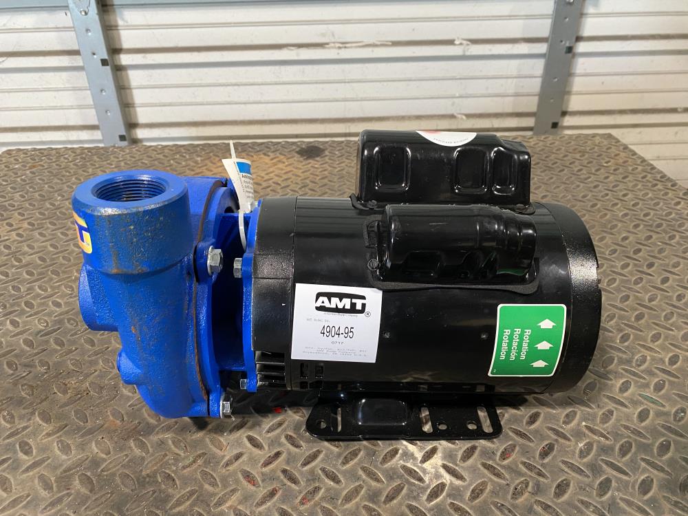 AMT 1-1/2" x 1-1/4" Cast Iron High Head Centrifugal Pump 4904-95 w/ 2 HP Motor