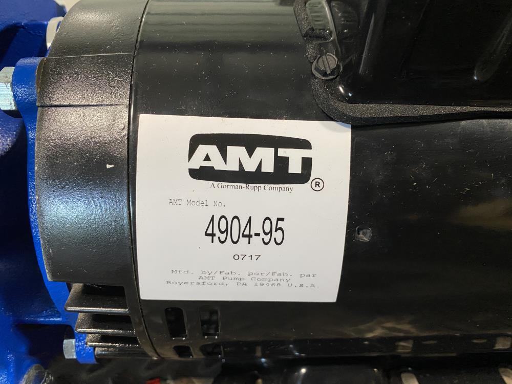 AMT 1-1/2" x 1-1/4" Cast Iron High Head Centrifugal Pump 4904-95 w/ 2 HP Motor
